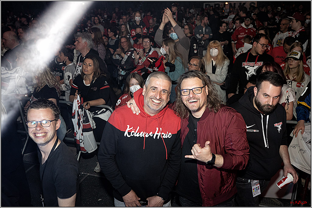 Koelner Haie Abschiedsfeier; Koeln, 22.04.2022